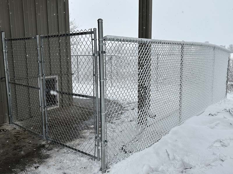 Security Fence Example in Fairmont Minnesota